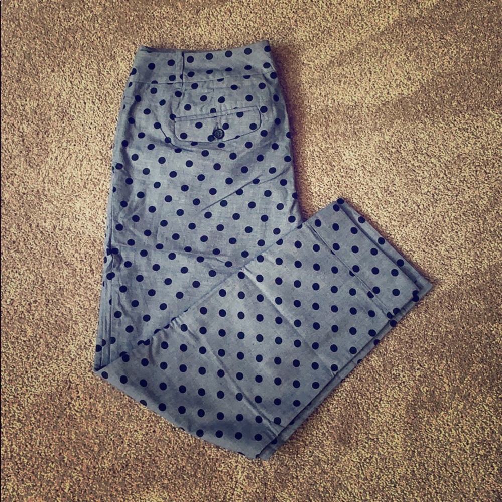 The Limited Polka Dots Capri Pants